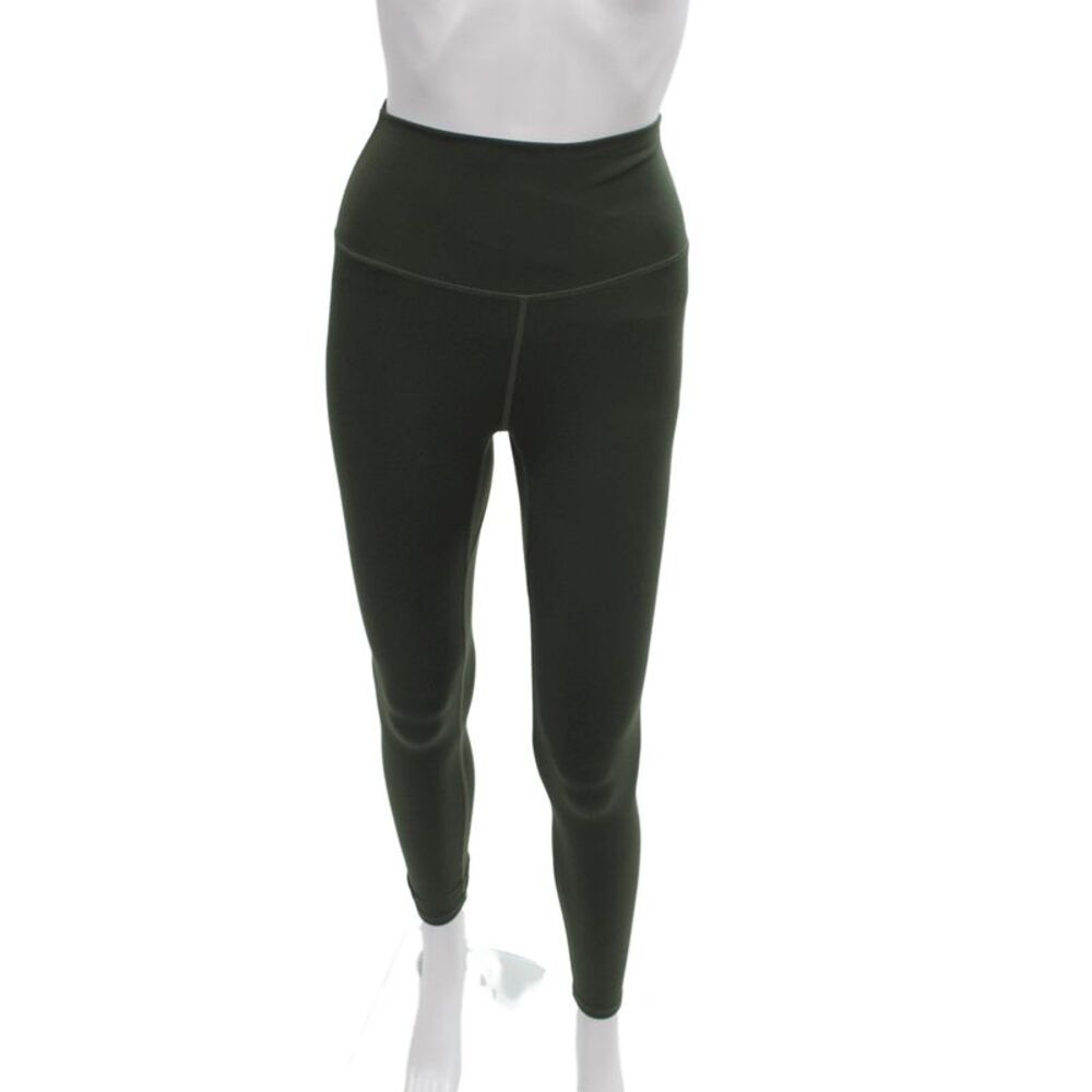 Varley Womens Ankle Leggings Green Athleisure 75% Polyester Size XS